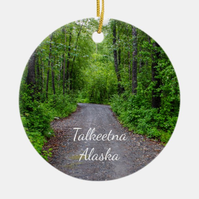 De Cerâmica Ornamento do Paraíso Verde (Frente)