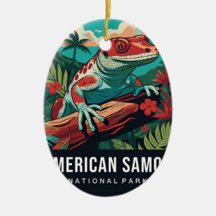 DE CERÂMICA ORNAMENTO DO PARQUE NACIONAL DA AMÉRICA SAMOA