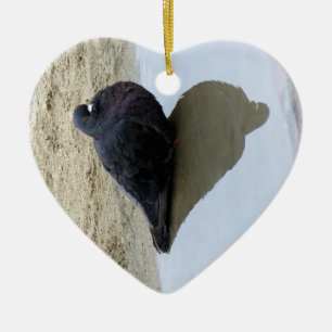 De Cerâmica Ornamento do pássaro do amor