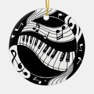 De Cerâmica ornamento do piano