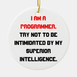 De Cerâmica Ornamento do programador