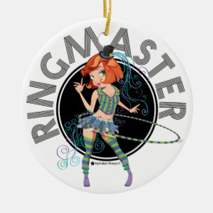De Cerâmica Ornamento do Ringmaster (Redhead)