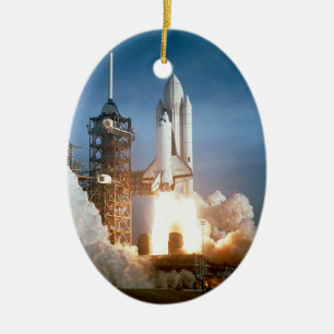 De Cerâmica Ornamento do Shuttle Columbia