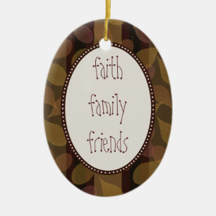 De Cerâmica Ornamento do Sussurro do outono