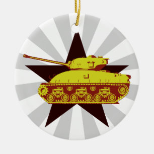 De Cerâmica Ornamento do tanque (starburst)