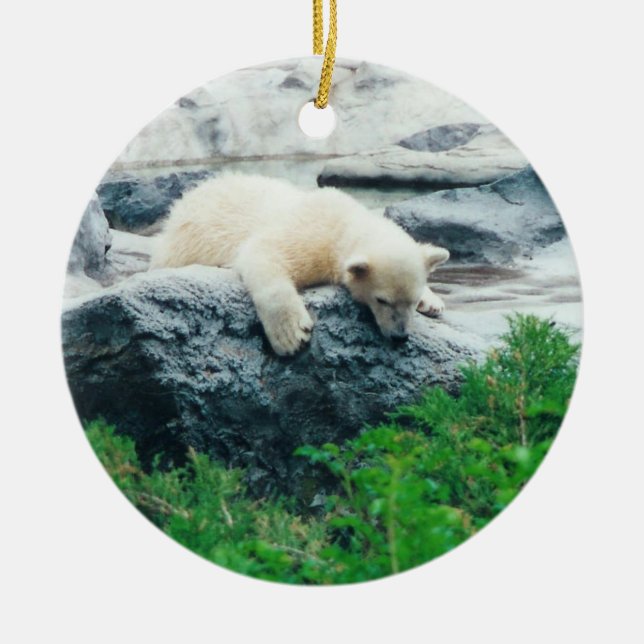 De Cerâmica Ornamento do urso polar (Frente)