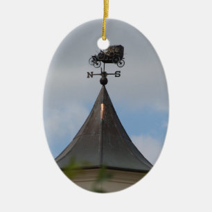 De Cerâmica Ornamento Do Vano Do Tempo Do carro vintage