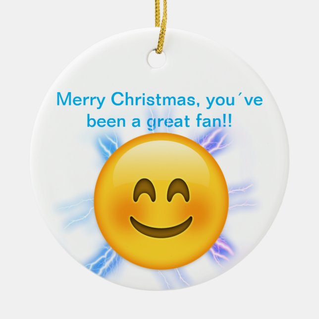 De Cerâmica Ornamento do Ventilador do YouTube (Frente)