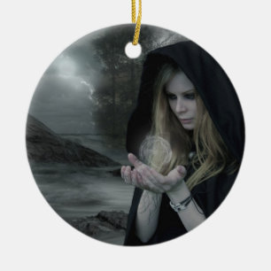 De Cerâmica Ornamento dobro da mágica do vampiro