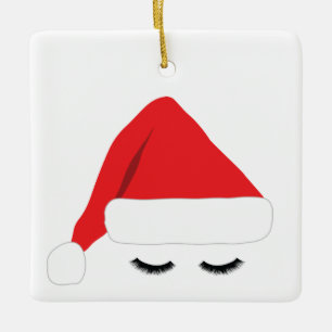 De Cerâmica Ornamento dos chicotes do papai noel