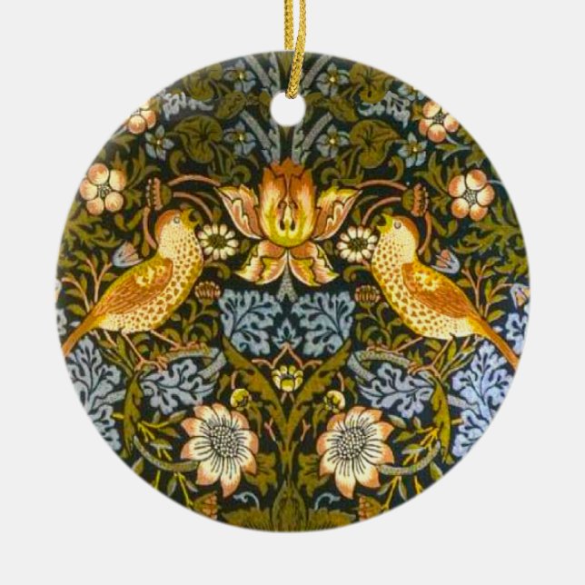 De Cerâmica Ornamento dos ladrões da morango (Frente)