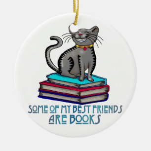 De Cerâmica Ornamento dos melhores amigos