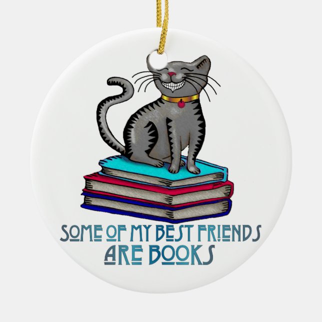 De Cerâmica Ornamento dos melhores amigos (Frente)