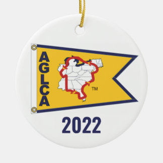 De Cerâmica Ornamento Dourado Burgee (2022)