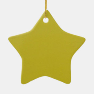 De Cerâmica Ornamento Dourado e vermelho da estrela