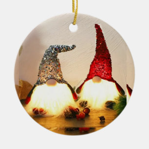 DE CERÂMICA ORNAMENTO E PRESENTE "FESTIVOS"