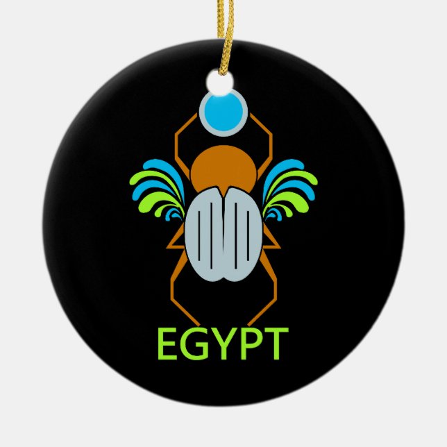 De Cerâmica ornamento EGYPT (Frente)