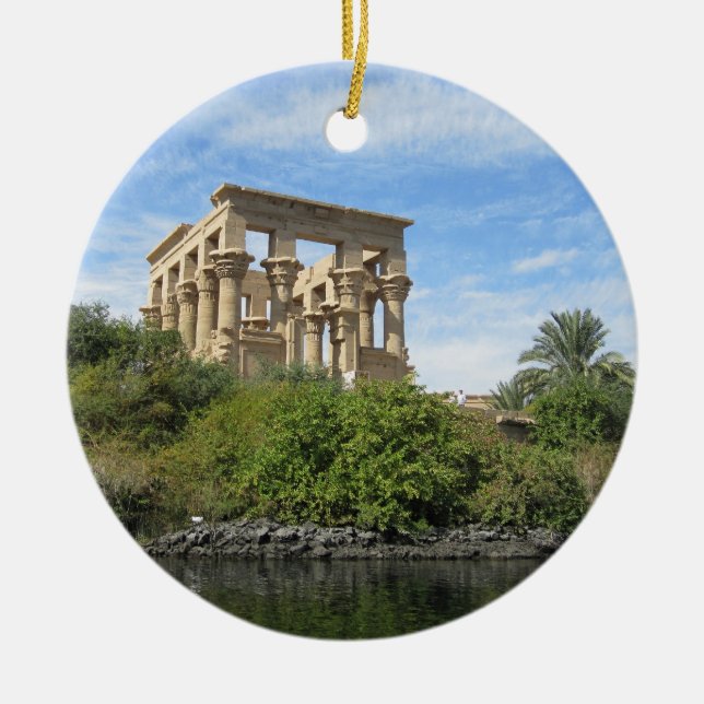 De Cerâmica ornamento EGYPT - personalizar (Frente)