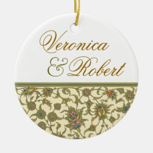 De Cerâmica Ornamento elegante da lembrança da tapeçaria
