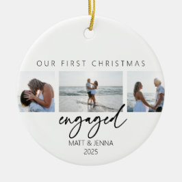 De Cerâmica Ornamento Envolvido ao Primeiro Natal