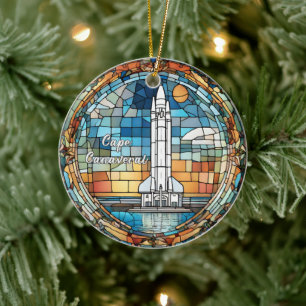 De Cerâmica Ornamento Espacial da Flórida