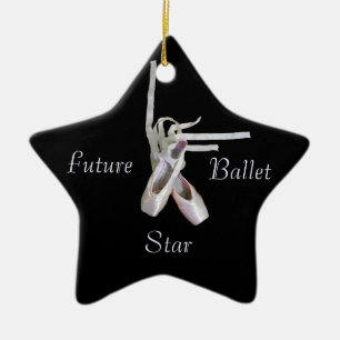 De Cerâmica Ornamento 'Estrela do Balé Futuro'