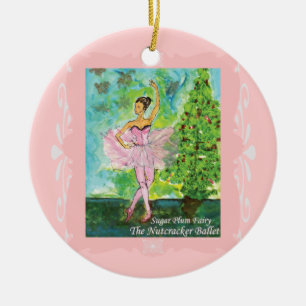 De Cerâmica Ornamento feericamente do Nutcracker do Sugarplum