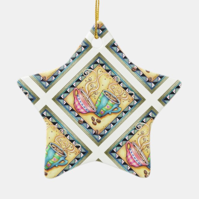 DE CERÂMICA ORNAMENTO - FEIJÕES LEGAL! ARTE DO CAFÉ (Frente)