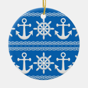 De Cerâmica Ornamento feito sob encomenda náutico