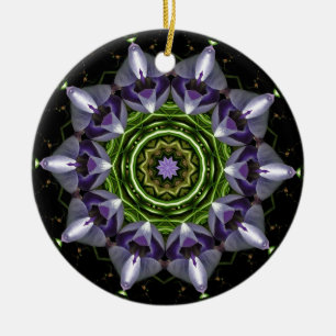 De Cerâmica Ornamento Floral