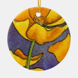 De Cerâmica Ornamento Floral