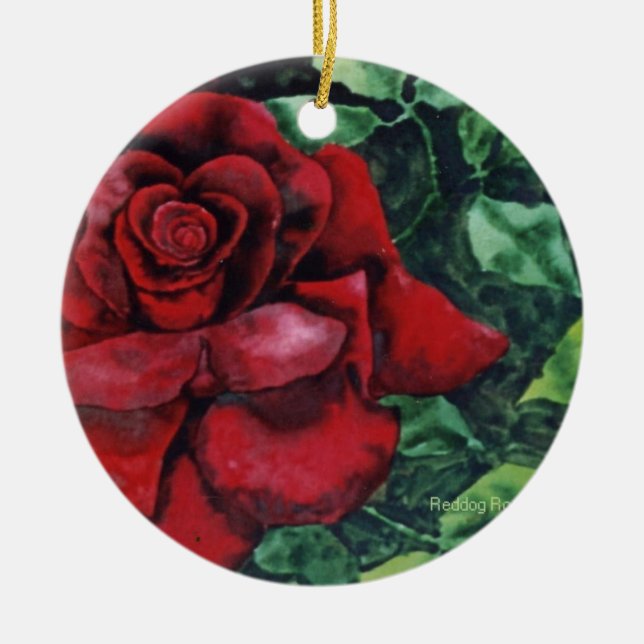 De Cerâmica Ornamento Floral (Frente)