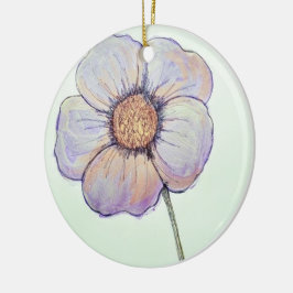 De Cerâmica ornamento floral