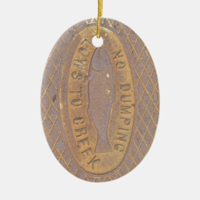 De Cerâmica Ornamento - Fluxos para Creek (Frente)