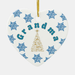 De Cerâmica Ornamento Fotográfico Personalizado da Vovó