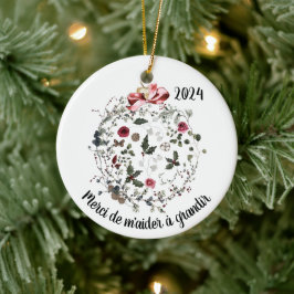 De Cerâmica Ornamento francês personalizável para professores