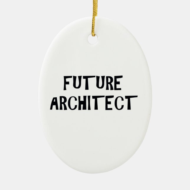 De Cerâmica Ornamento futuro do arquiteto (Frente)