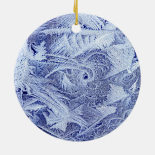 De Cerâmica Ornamento gelado da janela