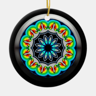 De Cerâmica Ornamento Geométrico Mandala