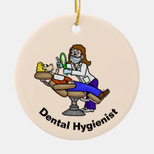 De Cerâmica Ornamento Higienista Dental