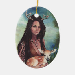 De Cerâmica Ornamento indiano americano do ornamento do nativo