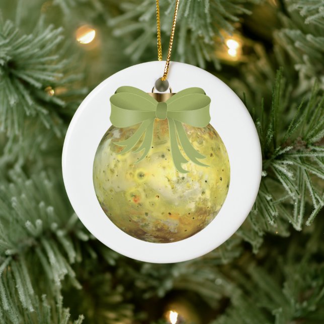 DE CERÂMICA ORNAMENTO IO (Árvore)