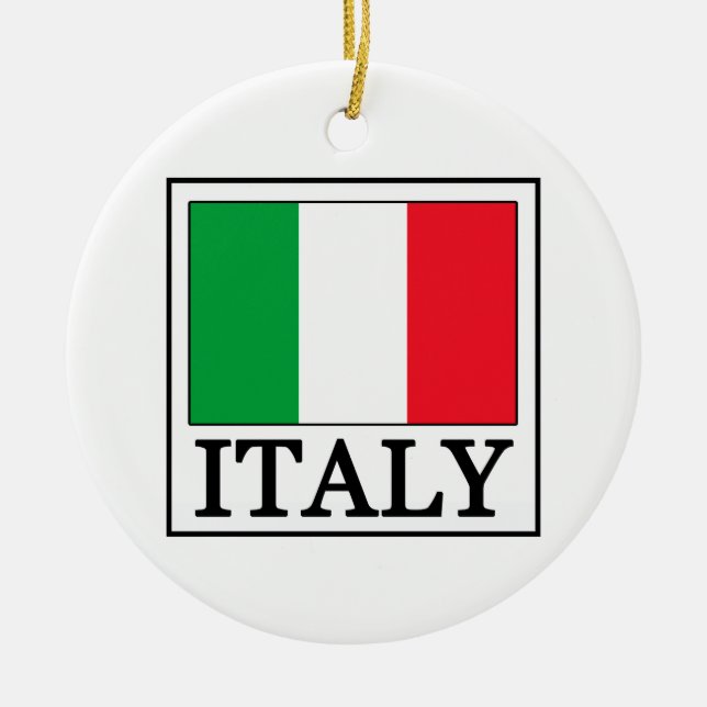 De Cerâmica Ornamento italiano (Frente)
