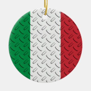 De Cerâmica Ornamento italiano da placa do diamante da