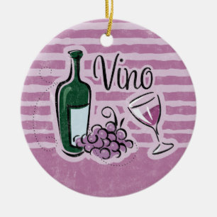 De Cerâmica Ornamento italiano do vinho
