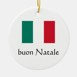 De Cerâmica Ornamento italiano Feliz Natal