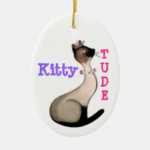 De Cerâmica Ornamento "KittyTUDE"