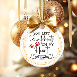 De Cerâmica Ornamento Memorial do Cão