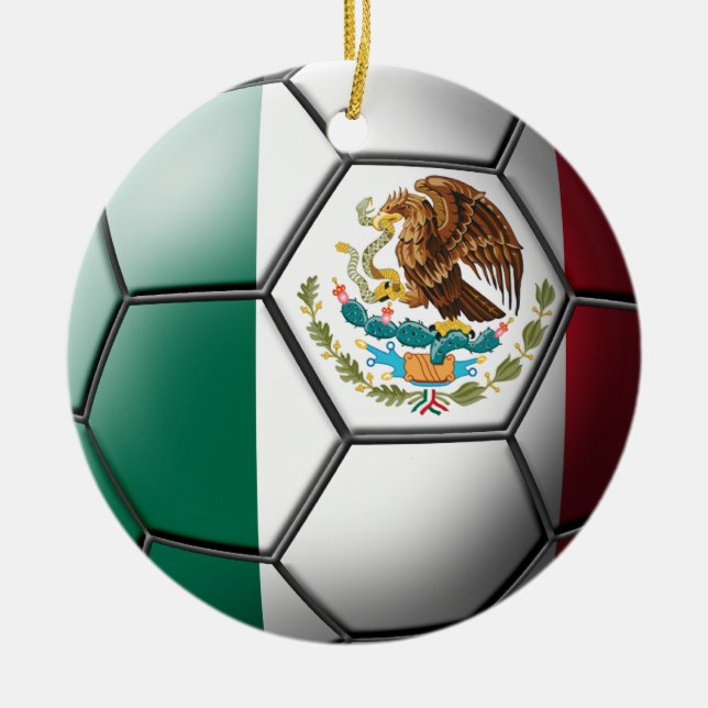 De Cerâmica Ornamento mexicano do futebol (Frente)