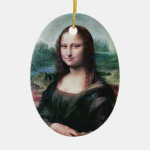 De Cerâmica ornamento Mona Lisa